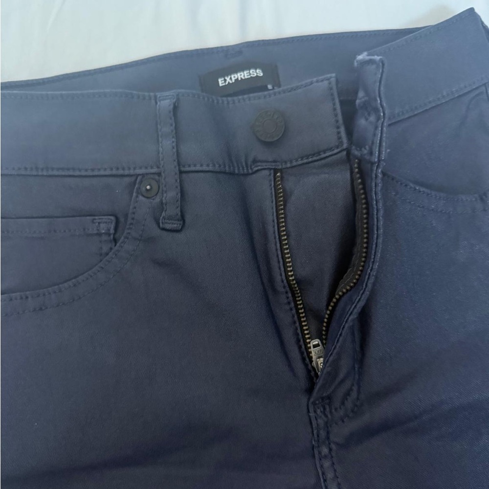 Express Blue Stretch Denim Jeans with Professional Stitching